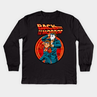 back to the horror Kids Long Sleeve T-Shirt